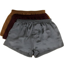 Enjoy the life of silk 100% silk silk underwear high-end men’s trousers waist in the cool sand washing process
