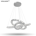 LED Pendant Light Crystal Lamp Fixtures Dining Room Home Hotel Cafe AC110 240V Round K9 Crystal