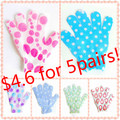 10PCS Bath Accessories Massage Accessories For Spa Bath Glove Multicolor Nylon Mesh Bath Shower Remove Dead