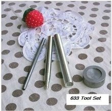 Wholesale DIY Snap Button 633 Snap fastener tool set DIY tool set MOQ 1set Free shipping