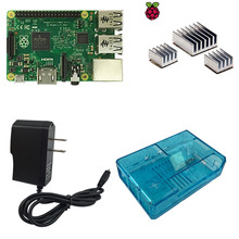 Rasberry pi 2 model b Board + 1pcs Heat sink + ABS Case box + 5V2A Power adapter compatible raspberry pi b+ / b free shipping
