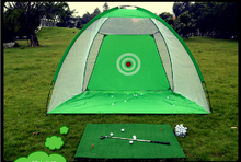 High grade 2M*1.4M Golf Training Aids Golf practice net Indoor exercises Cages with 60*30CM Mats Free shipping