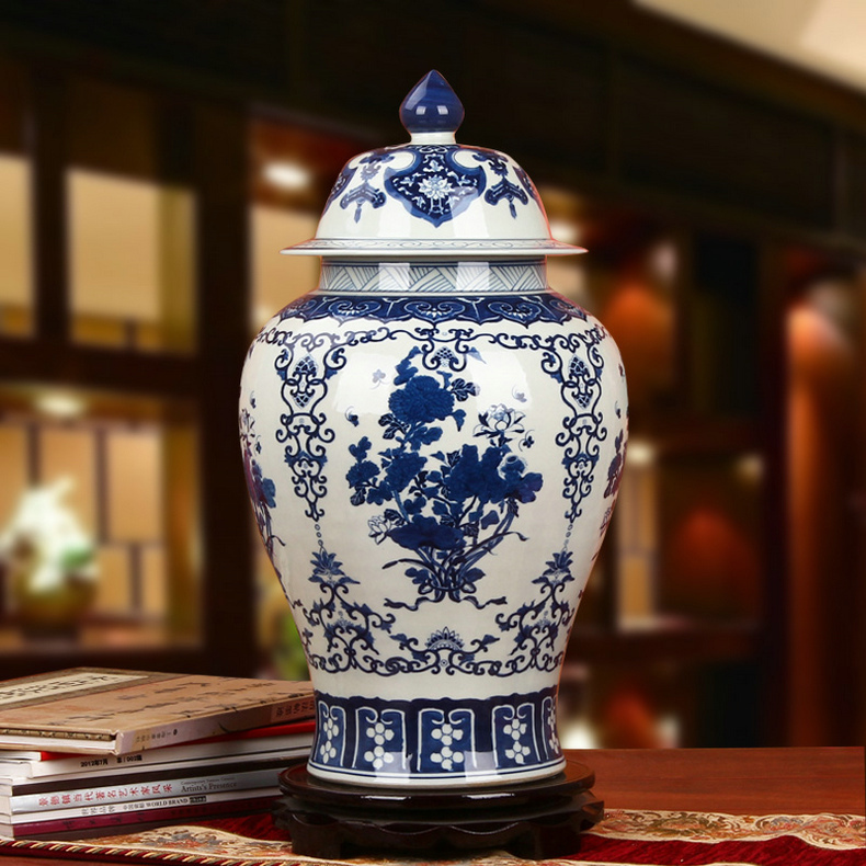 Online Buy Wholesale Blue And White Ginger Jars From China Blue And ...