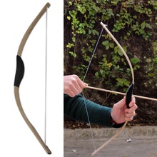 Traditional Children/Kid Archery Hunting Toy Role Play 3 Arrows & Quiver & Wood Wooden Bow Set/Kit