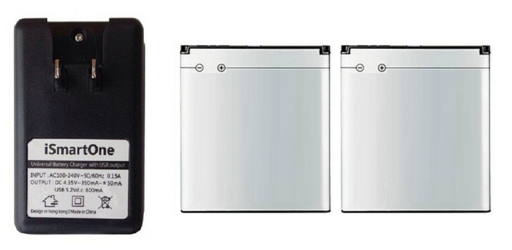 New 2x 1500mah BA750 OEM Battery Charger For SONY Ericsson Xperia Arc LT15i LT15A Arc S