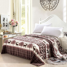 Hot Sale Coral Fleece Fabric Blanket Throws On Sofa/Bed/Plane/Travel Plaids Soft Bed Sheet yl03
