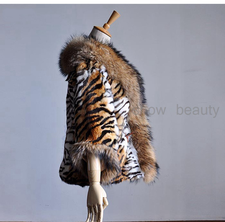 rabbit fur jacket with raccoon fur collar (20)