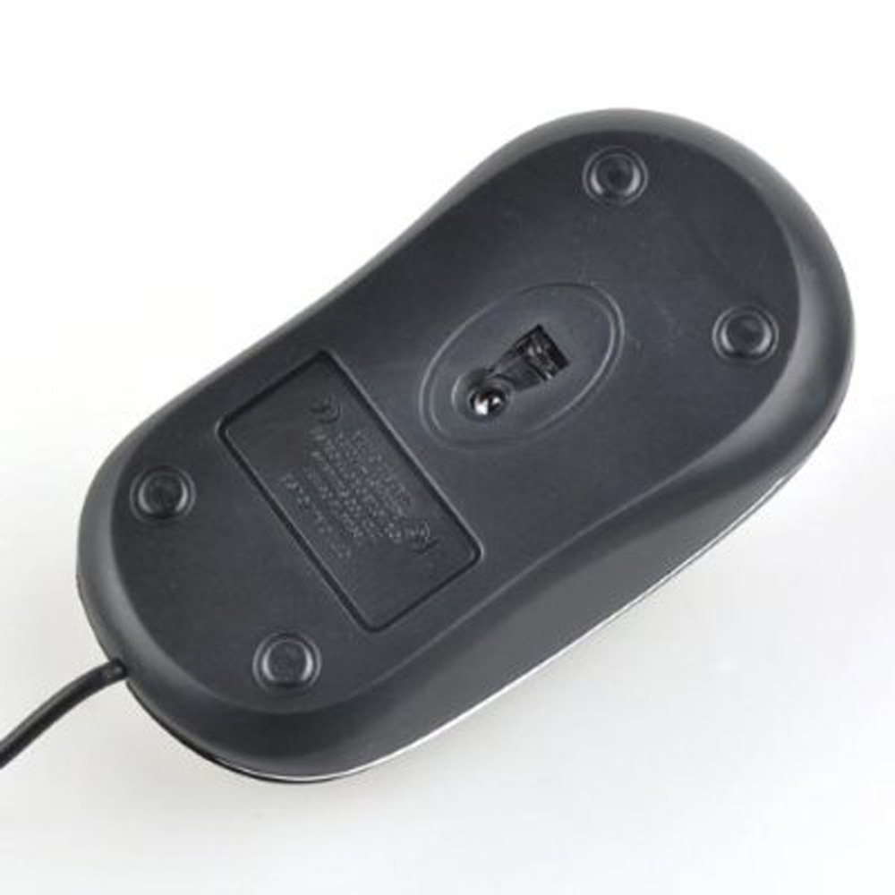Hot sale!WiRed USB PC LapTop Computer Optical Mouse *Black and White*