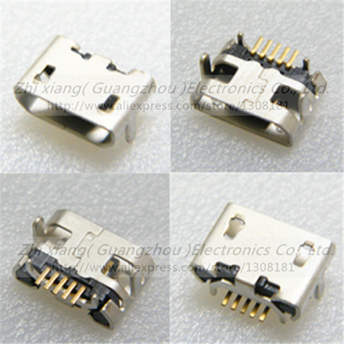 M504 Micro usb jack connector 5pin flapper Mike female socket USB socket 100 pcs lot