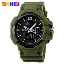 2015 SKMEI Men Quartz Watch Sports Watches Mens Vogue Shock Resistant Outdoor Digital Multifunction Men’s Military Wristwatches