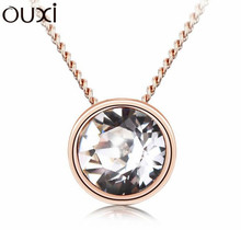 Best Quality Women Necklace Pendant Jewelry Cute Dot Jewlery Made with Swarovski Elements Crystals from Swarovski