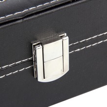 New Arrival PU Leather 10 Slots Wrist Watch Display Box Storage Holder Organizer Case Hot Selling