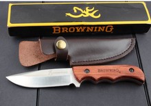 New 2015 Small Straight Knife 57HRC Steel Blade Camping knifes hunting Knifes fix Blade Knives with
