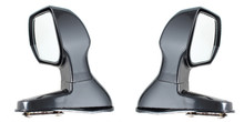 1 Pair Black Color Wide Angle Rear Mirrors Car Blind Spot Square Side View Flat Mirror Universal Side Rear View Mirror