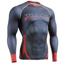 Compression Shirts for Men Boys Skinny Base Layer Thermal Under Top Men Long Sleeves Sportswear Fix Gear for Running Training