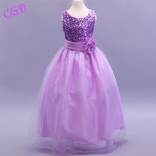 2016 New Flowers baby girl dress Children Clothing Princess Wedding party Dresses for Girls kids girls clothes infantis Costume
