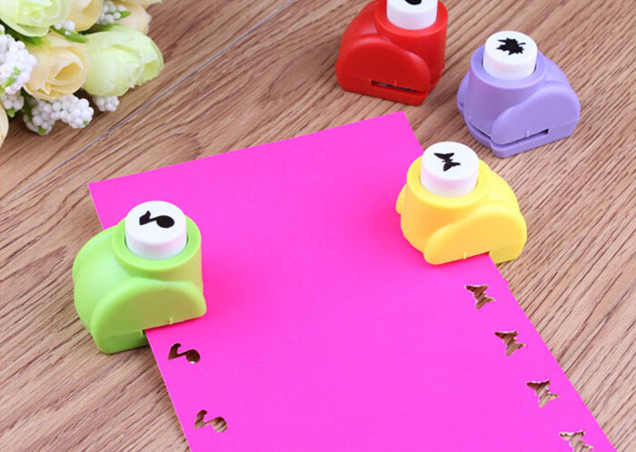 Paper Cutter Punch Kid Child Mini Printing Hand Shaper Scrapbook Tags Cards Craft DIY Tool 1