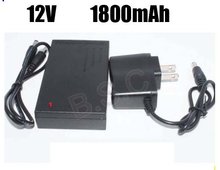 20 шт. / lot DC 12 V 1800 mah перезаряжаемый литий-ионный литиевая батарея для видеонаблюдения камера