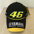 New Black Rossi VR46 Baseball Cap MOTO GP 46 Motorcycle 3D Embroidered Racing Cap Men Women