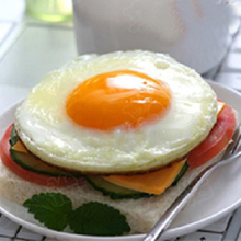 Free Shipping Creative Round Shaped Kitchen Accessories Silicone Egg Frier Fried Pancake Ring Mould Tool Random Color