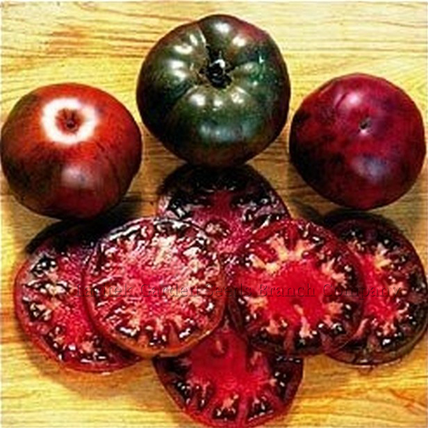 Heirloom Russia Black Krim Tomato Organic Seeds, Original Pack, 10 Seeds / Pack, Fine Textured Flesh Large Tomato E3073