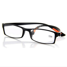2014 Super-soft Ultra-light Plastic Women Reading Glasses Men Presbyopic Glasses  Black