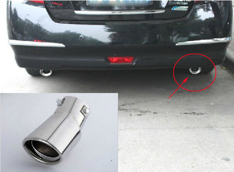 For Nissan Teana J32 2009-2013 Stainless steel exhaust pipe tail pipe muffler auto accessories 2pcs Free Shipping7