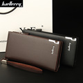 2017 NEW Phone brand Men s Wallets Solid PU Leather Long Wallet Men wallet Purse Casual