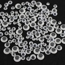 330pcs Movable Self-adhesive Googly Wiggly Toy Eyes 4/5/6/7/10/12/10*8mm For Doll Accessories