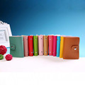 candy color PU Leather Card Case Business Card Holder Men Women Credit Card Bag ID Card