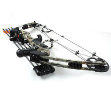 Dream Camo hunting compound bow bow and arrow archery set China Archery Black and Camouflage