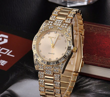 Silver Metal Bracelet Women Watches 2016 New Arrival montre femme Original Luxury Brand Crystal Watch Wristwatches for Ladies