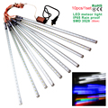 Waterproof LED christmas lights 10pcs set SMD3528 Snowfall Tube 50cm Meteor Rain Led Tube Light for