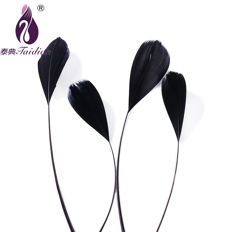 Dyed Feathers Natural Cheap Feathers Black 7# `
