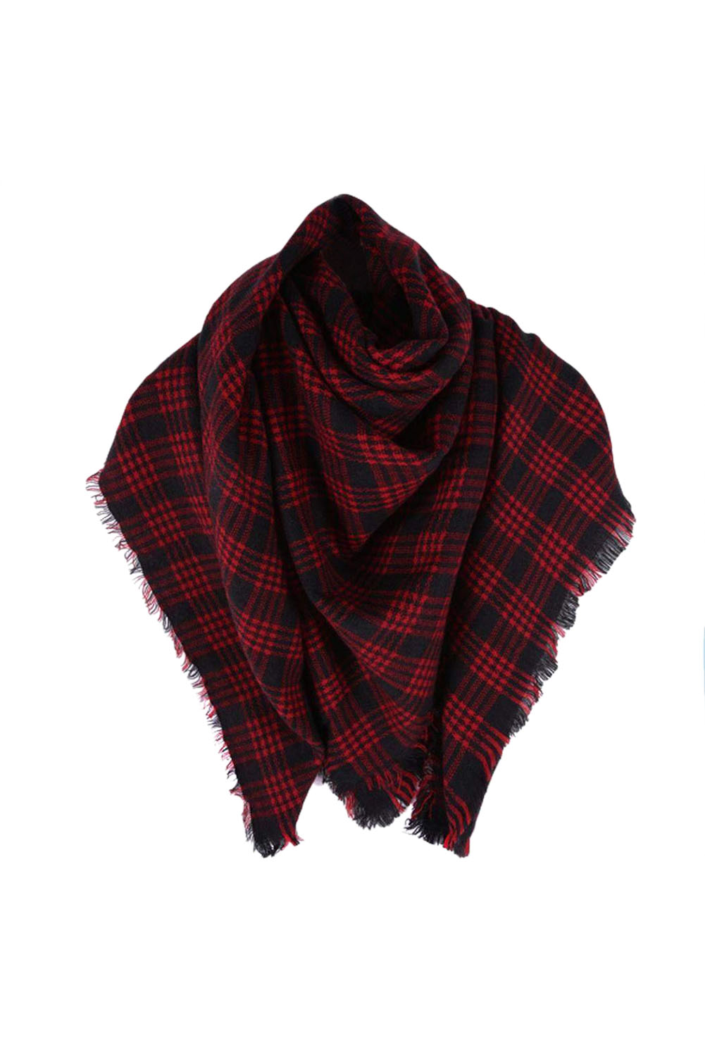 TFGS 10 x Wool Blend font b Tartan b font Plaid Soft Scarf Shawl Blanket Stole