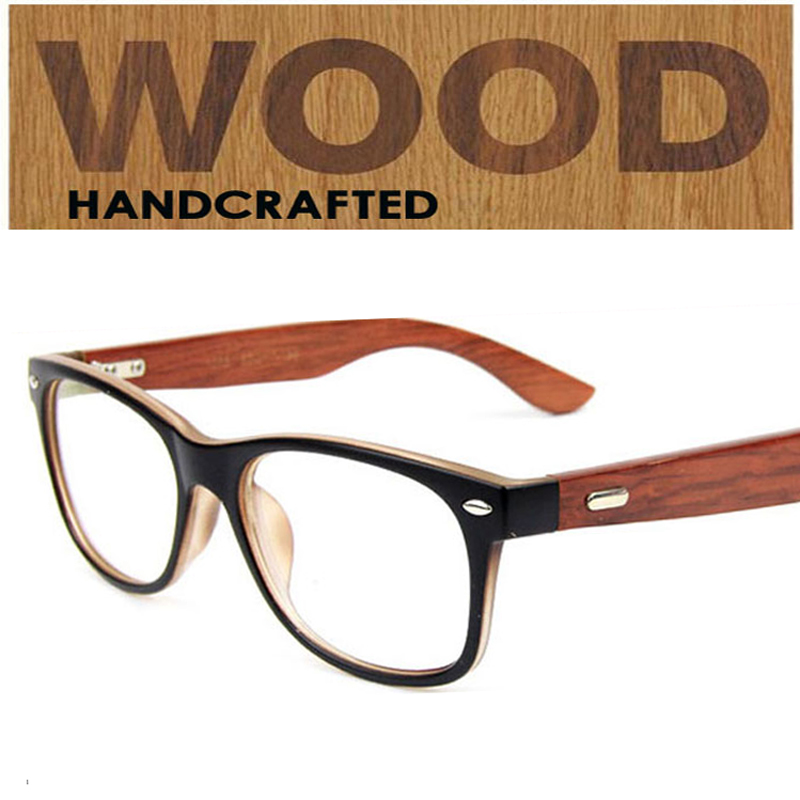 Aliexpress.com : Buy fashion wooden temples optical frames ...
