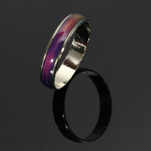 Fashion Magic Colorful Color Changing Emotion Mood Feeling Rings Size 16 19 Stainless Steel Ring Men