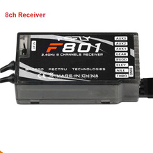 5pcs/lot-2.4G rc 8ch F801 Digital Spread Modulation X Receiver better AR8000 PPM DX8 JR DX7 Radio for Quadcopters Helicopter