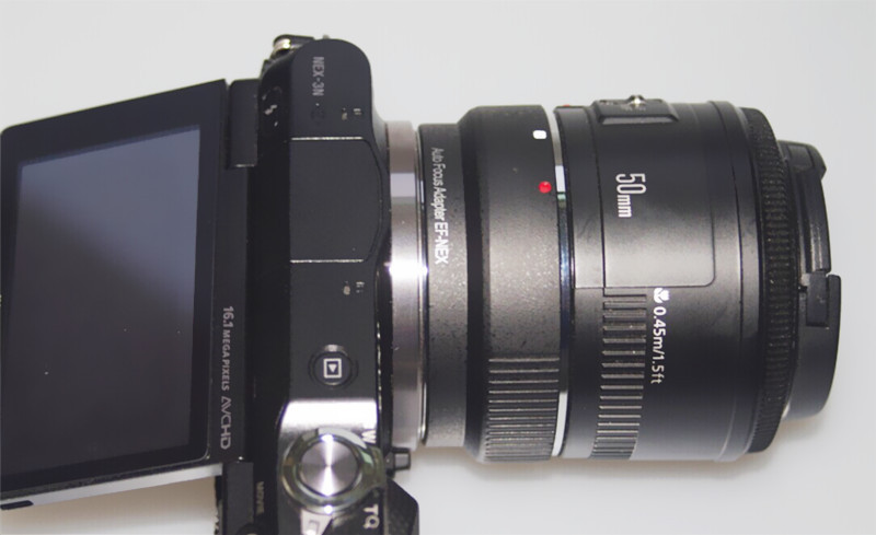 Auto focus Lens Adapter EF-NEX for A7 A7s A7R A7II (7)