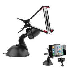 Black/White Car Holder 360 Degrees Rotating Soporte Movil Car for Cell Phones GPS iPhone MP3 MP4