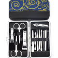 13pc Nail Art Manicure Sets Nails Clipper Scissors Tweezer Knife Tools