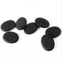 Lowest Price 7pc Set Compact Portable SPA Massage Basalt Rocks Hot Stone Mini Oval Shape Health