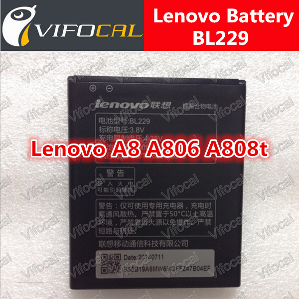 Lenovo A806 Battery New In Stock 100 Original BL229 2500Mah Battery For Lenovo A8 A806 A808t
