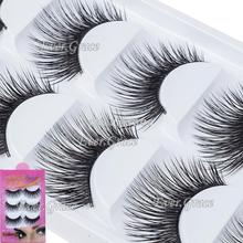 Ultra Long Soft 5 Pairs Makeup False Eye Lashes Natural Beauty Eyelashes Soft