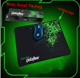 With Retail Package razer goliathus gaming mouse pad 300 250 2mm locking edge mouse mat speed