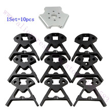 1 Set Delta 3D Printer Kossel Mini K800 Aluminum Alloy Mount Frame Bottom Vertex+Top Vertex kit , With Hotend effector Holder