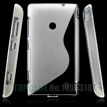 New Soft Silicone TPU Gel S line Skin Back Cover Case For Nokia Lumia 520 Case