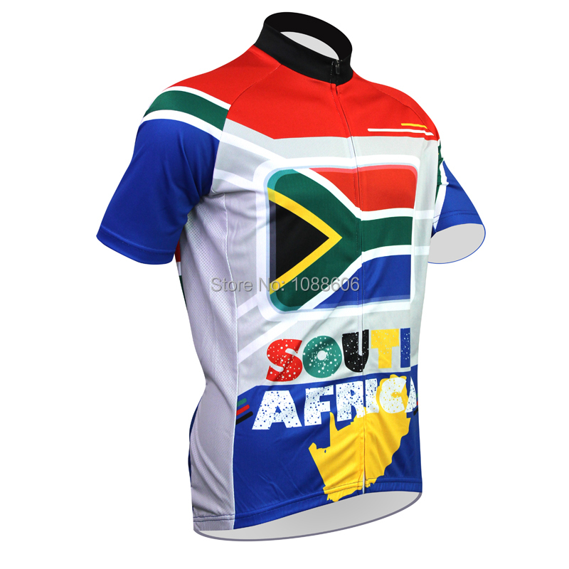 Classic Creative SOUTH AFRICA Cycling Jersey Short Sleeve Bike Shirt