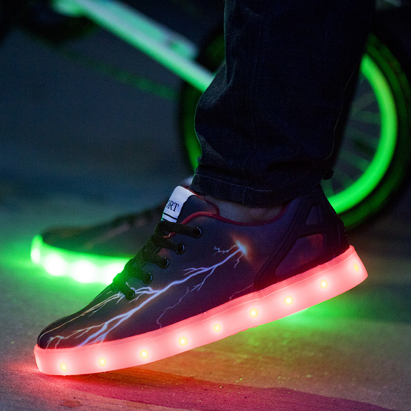 led shoes for men