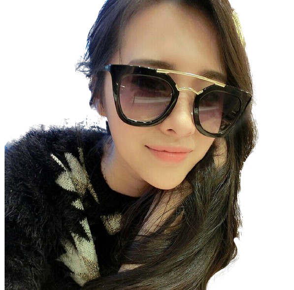 New 2015 Women Sunglasses Black Fashion Designer Glasses For Girls Accessories Drop Shopping